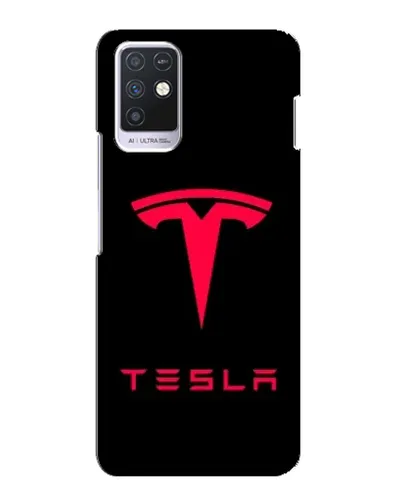 Чехол для Infinix Note 10 с картинкой «Tesla Red Logo» Чехол для Infinix Note 10 с картинкой «Tesla Red Logo»