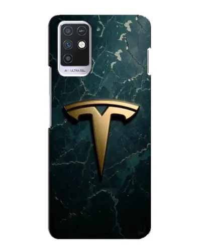 Чехол для Infinix Note 10 с картинкой «Мраморная Tesla Gold» Чехол для Infinix Note 10 с картинкой «Мраморная Tesla Gold»