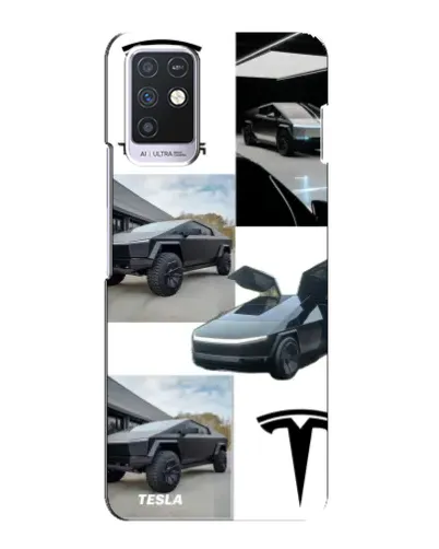 Чехол для Infinix Note 10 с картинкой «Коллаж Cybertruck Tesla» Чехол для Infinix Note 10 с картинкой «Коллаж Cybertruck Tesla»