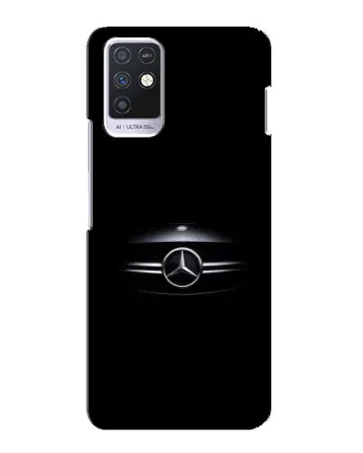 Чехол для Infinix Note 10 с картинкой «Mercedes — абстрактные линии»