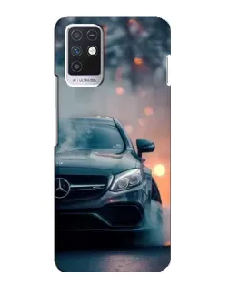 Чехол для Infinix Note 10 с картинкой «Mercedes — ночной город»