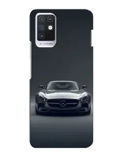 Чехол для Infinix Note 10 с картинкой «Mercedes на черном»