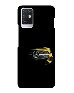 Чехол для Infinix Note 10 с картинкой «Mercedes — ретро стиль»