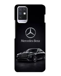 Чехол для Infinix Note 10 с картинкой «Mercedes — решетка радиатора»