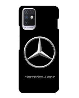 Чехол для Infinix Note 10 с картинкой «Mercedes Silver Logo»