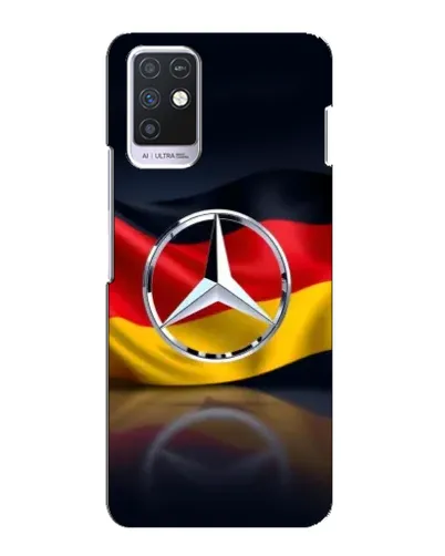 Чехол для Infinix Note 10 с картинкой «Mercedes — флаг Германии»