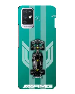 Чехол для Infinix Note 10 с картинкой «Mercedes AMG Petronas»