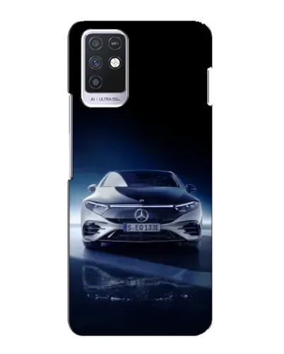 Чехол для Infinix Note 10 с картинкой «Ночной Mercedes EQ»