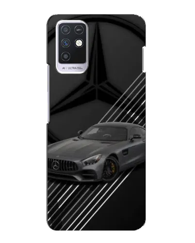 Чехол для Infinix Note 10 с картинкой «Mercedes AMG — графика»