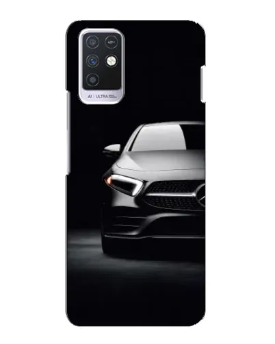 Чехол для Infinix Note 10 с картинкой «Свет фар Mercedes»