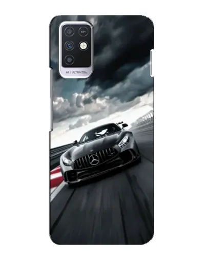 Чехол для Infinix Note 10 с картинкой «Гоночный Mercedes AMG»