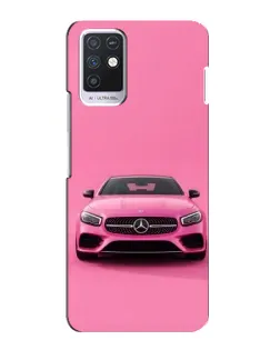 Чохол для Infinix Note 10 з картинкою «Рожевий Mercedes AMG»