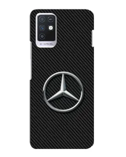 Чохол для Infinix Note 10 з картинкою «Карбоновий Mercedes стиль»