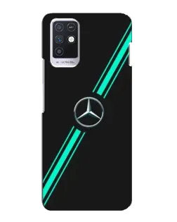 Чохол для Infinix Note 10 з картинкою «Спортивні лінії Mercedes»