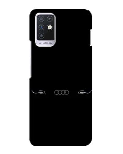 Чехол для Infinix Note 10 с картинкой «Audi — световой подпись»