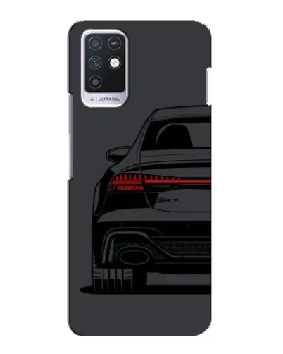 Чехол для Infinix Note 10 с картинкой «Задняя часть Audi — арт»
