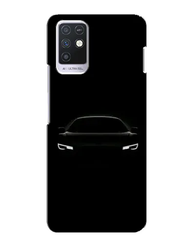 Чехол для Infinix Note 10 с картинкой «Взгляд Audi в темноте»
