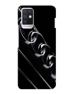Чехол для Infinix Note 10 с картинкой «Audi — абстрактные кольца»