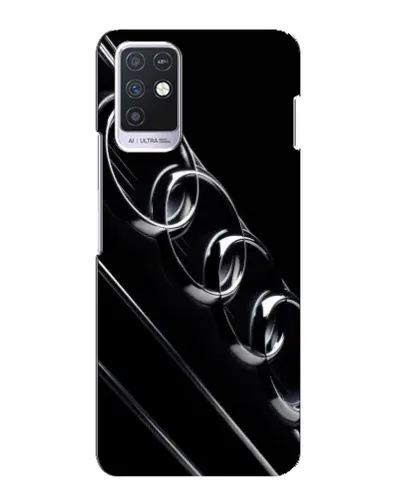 Чехол для Infinix Note 10 с картинкой «Audi — абстрактные кольца»