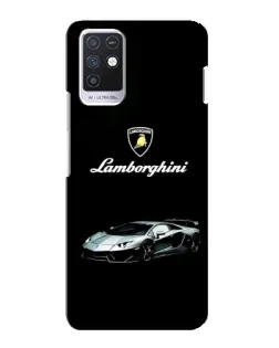 Чехол для Infinix Note 10 с картинкой «Логотип Lamborghini классика»
