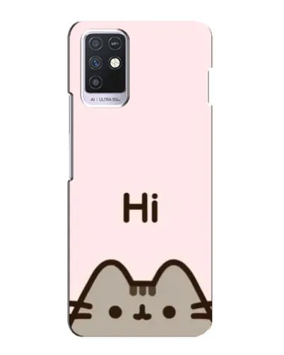Чохол для Infinix Note 10 з картинкою «Пушин каже Hi»
