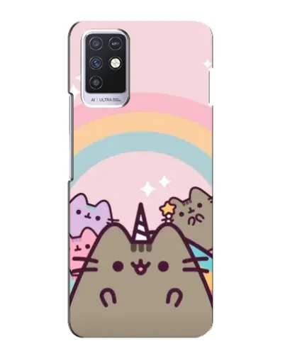 Чохол для Infinix Note 10 з картинкою «Єдиноріг Pusheen»