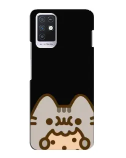 Чохол для Infinix Note 10 з картинкою «Пушин на чорному»