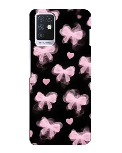 Чехол для Infinix Note 10 с картинкой «Геометрия банта»