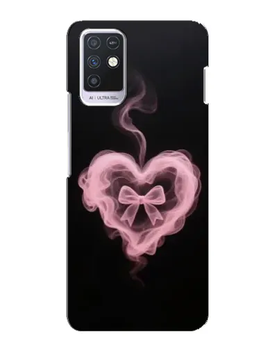 Чехол для Infinix Note 10 с картинкой «Дымчатое сердце»
