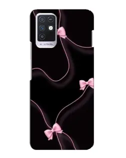 Чехол для Infinix Note 10 с картинкой «Розовые ленты»