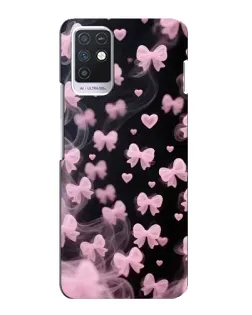 Чехол для Infinix Note 10 с картинкой «Неоновое кружево»