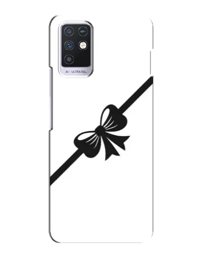 Чехол для Infinix Note 10 с картинкой «Диагональный бант»