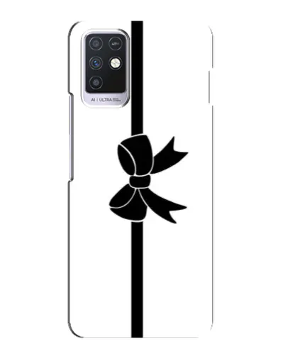 Чехол для Infinix Note 10 с картинкой «Вертикальный бант»