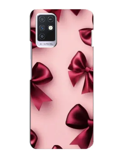 Чехол для Infinix Note 10 с картинкой «Бордовый атлас»