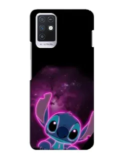 Чехол для Infinix Note 10 с картинкой «Неоновый Stitch»