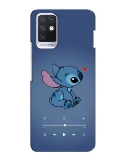 Чехол для Infinix Note 10 с картинкой «Музыкальный Stitch»