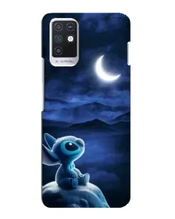 Чехол для Infinix Note 10 с картинкой «Лунная ночь Стича»