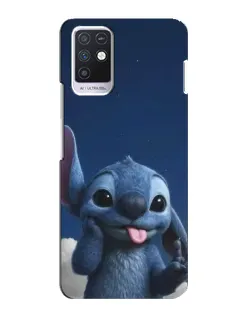 Чехол для Infinix Note 10 с картинкой «Стич в облаках»