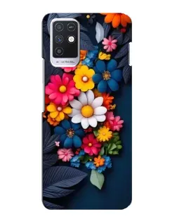 Чехол для Infinix Note 10 с картинкой «Цветочная феерия»