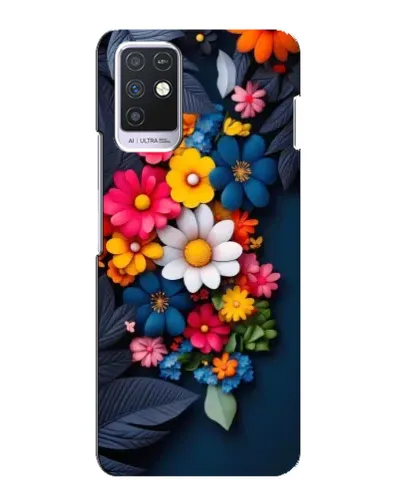Чехол для Infinix Note 10 с картинкой «Цветочная феерия»