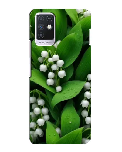 Чехол для Infinix Note 10 с картинкой «Ландыши в зелени»