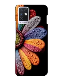Чехол для Infinix Note 10 с картинкой «Радужный цветок»