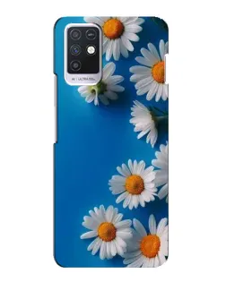 Чехол для Infinix Note 10 с картинкой «Белоснежные маргаритки»