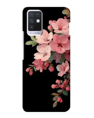Чехол для Infinix Note 10 с картинкой «Розовая ветка сакуры»
