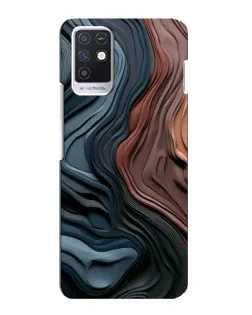 Чехол для Infinix Note 10 с картинкой «Цветные волны каньона»