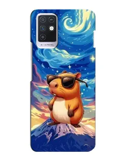 Чехол для Infinix Note 10 с картинкой «Капибара Ван Гога»
