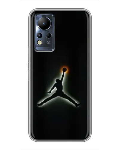 Чехол для Infinix Note 11 Pro с картинкой «Jordan Gradient Logo»