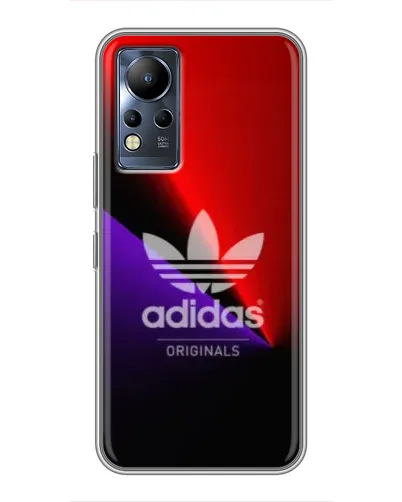 Чехол для Infinix Note 11 Pro с картинкой «Adidas Red Neon»