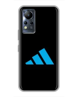 Чехол для Infinix Note 11 Pro с картинкой «Adidas Cyan Logo»