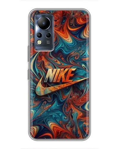 Чехол для Infinix Note 11 Pro с картинкой «Nike в абстракции»